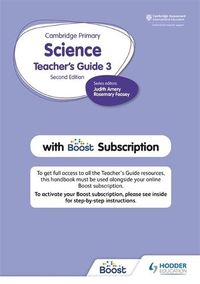 Cover image for Cambridge Primary Science Teacher's Guide Stage 3 with Boost Subscription