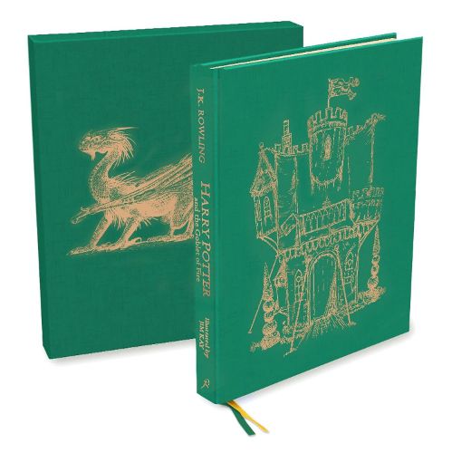 Cover image for Harry Potter and the Goblet of Fire: Deluxe Illustrated Slipcase Edition