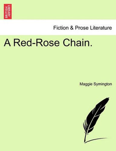Cover image for A Red-Rose Chain.