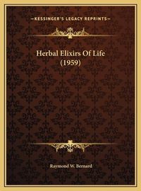 Cover image for Herbal Elixirs of Life (1959)