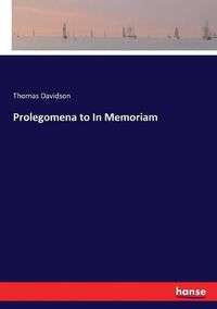 Cover image for Prolegomena to In Memoriam