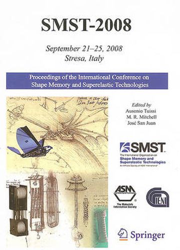 Cover image for SMST 2008: Proceedings of the International Conference on Shape Memory and Superelastic Technologies