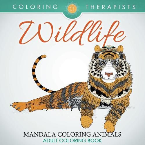 Cover image for Wildlife: Mandala Coloring Animals - Adult Coloring Book