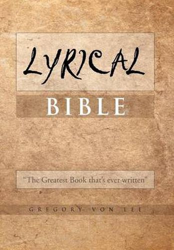 Cover image for Lyrical Bible