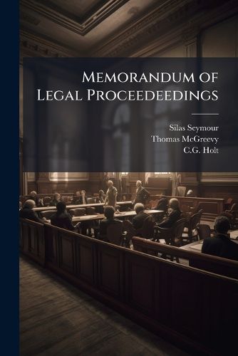 Cover image for Memorandum of Legal Proceedeedings