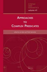 Cover image for Approaches to Complex Predicates