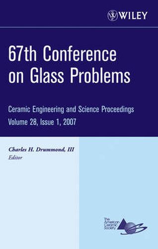 Cover image for 67th Conference on Glass Problems