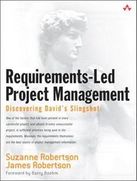 Cover image for Requirements-Led Project Management: Discovering David's Slingshot (paperback)