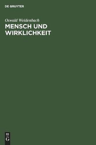 Cover image for Mensch Und Wirklichkeit