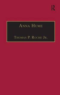 Cover image for Anna Hume: Printed Writings 1641-1700: Series II, Part Three, Volume 8