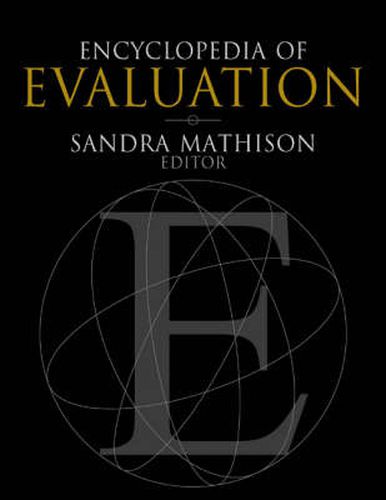 Cover image for Encyclopedia of Evaluation