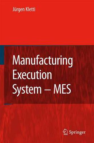 Cover image for Manufacturing Execution System - MES