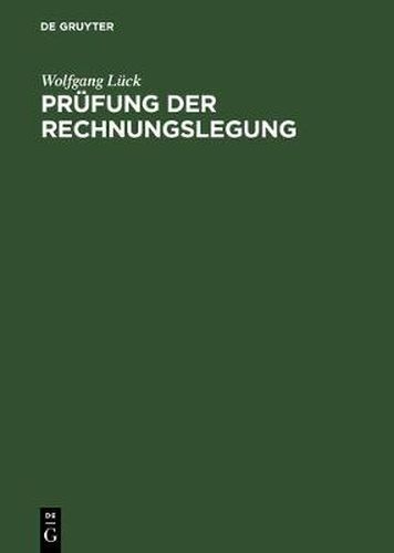 Cover image for Prufung der Rechnungslegung