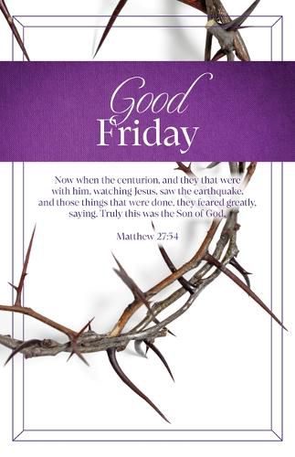 Cover image for Good Friday Bulletin: Watching Jesus (Package of 100)