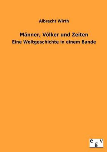 Cover image for Manner, Voelker und Zeiten