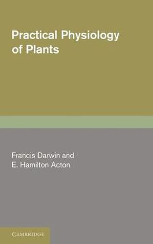 Cover image for Practical Physiology of Plants