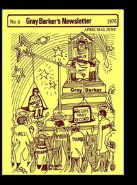 Cover image for Gray Barker's Newsletter No. 6 (April, May, June) 1976