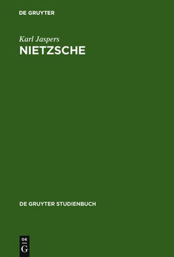 Cover image for Nietzsche: Einfuhrung in das Verstandnis seines Philosophierens