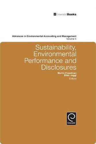 Cover image for Sustainability, Environmental Performance and Disclosures