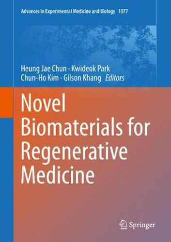 Cover image for Novel Biomaterials for Regenerative Medicine