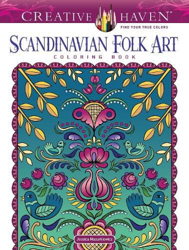 Cover image for Creative Haven Scandinavian Folk Art Coloring Book