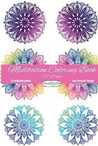 Cover image for The Meditation Coloring Book