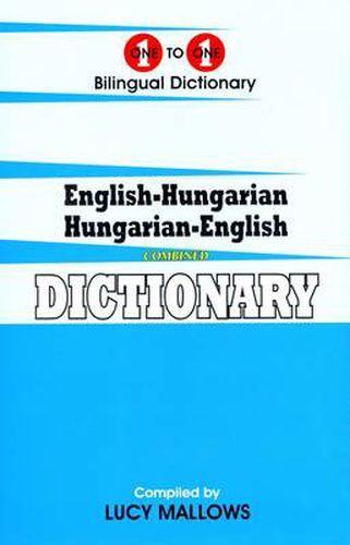 Cover image for One-to-one dictionary: English-Hungarian & Hungarian-English dictionary