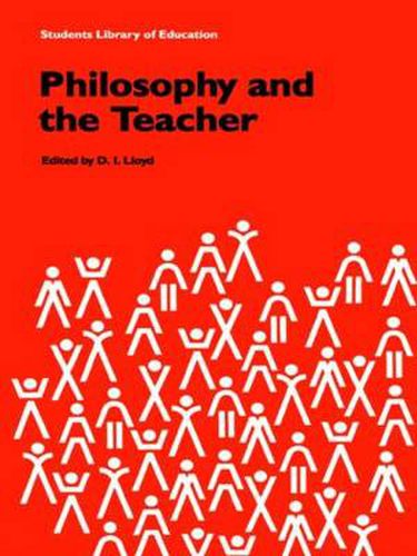 Cover image for Philosophy and the Teacher
