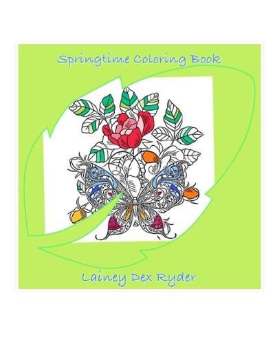 Cover image for Springtime Coloring Book