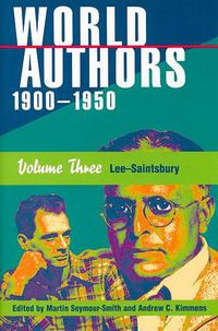 Cover image for World Authors 1900-1950