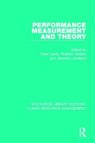 Cover image for Performance Measurement and Theory