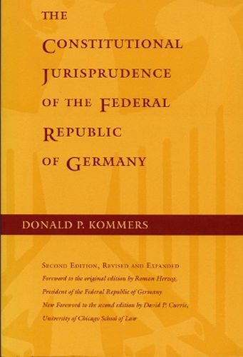 Cover image for The Constitutional Jurisprudence of the Federal Republic of Germany, 2nd ed.