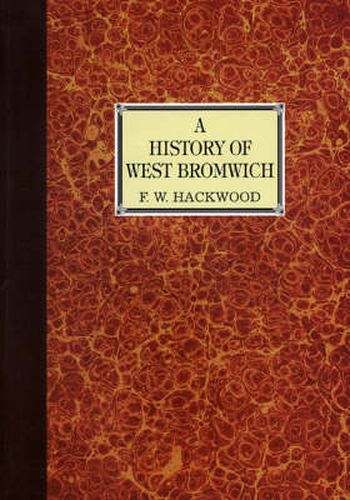 Cover image for A History of West Bromwich
