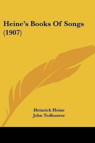 Cover image for Heine's Books of Songs (1907)