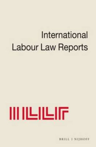 Cover image for International Labour Law Reports, Volume 18