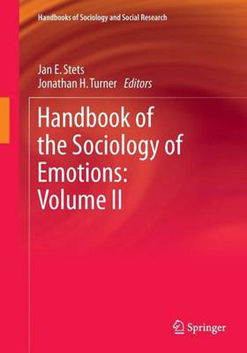 Cover image for Handbook of the Sociology of Emotions: Volume II