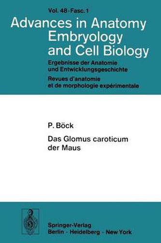 Cover image for Das Glomus Caroticum Der Maus