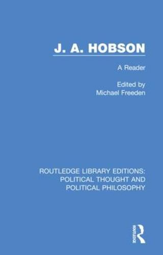 Cover image for J. A. Hobson: A Reader