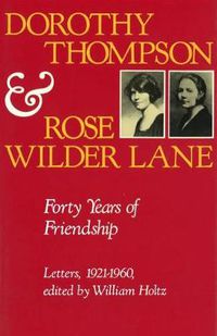 Cover image for Forty Years of Friendship: Letters, 1921-1960