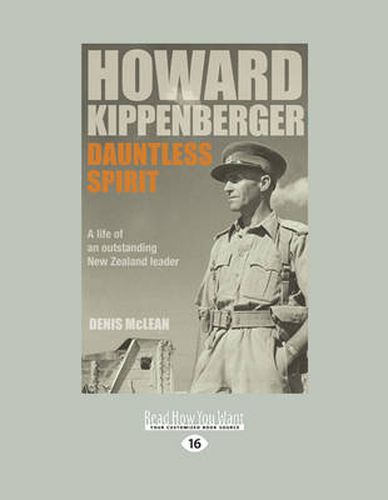 Cover image for Howard Kippenberger: Dauntless Spirit