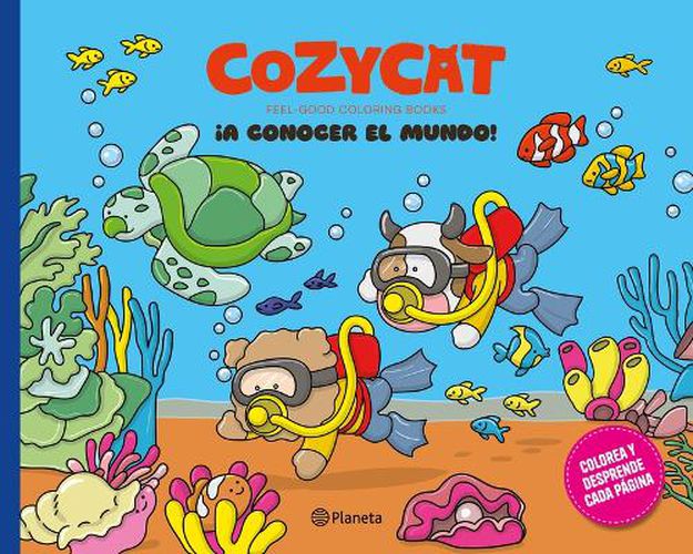 Cover image for Cozy Cat 4. !A Conocer El Mundo! Libro de Actividades / Cozy Cat 4. Let's Explore the World! Activity Book