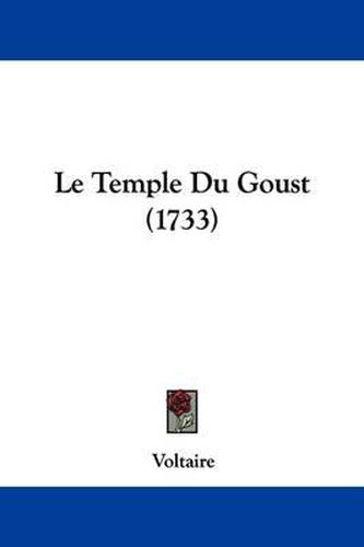 Cover image for Le Temple Du Goust (1733)