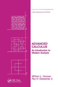 Cover image for Advanced Calculus: An Introduction to Modern Analysis