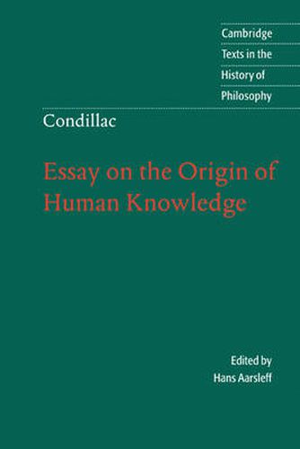 Cover image for Condillac: Essay on the Origin of Human Knowledge
