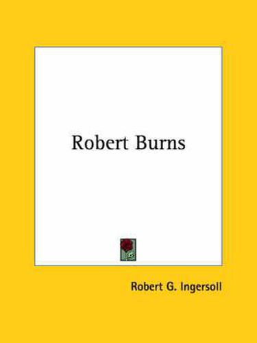 Cover image for Robert Burns