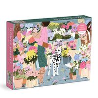 Cover image for Flower Market 1000 Piece Puzzle