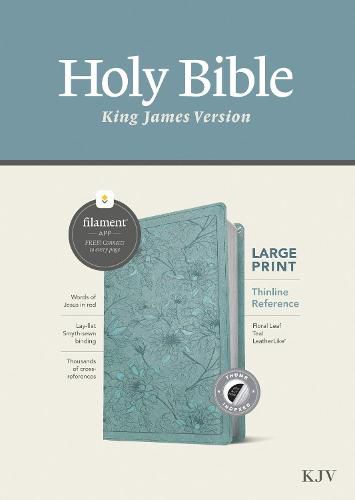 Cover image for KJV Large Print Thinline Reference Bible, Filament Enabled