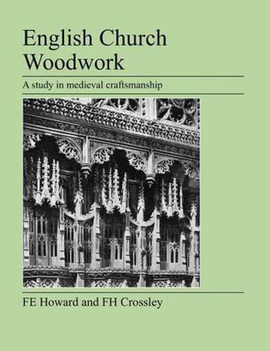 Cover image for English Church Woodwork