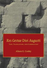 Cover image for Res Gestae Divi Augusti: Text, Translation, and Commentary