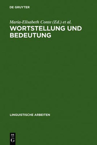 Cover image for Wortstellung und Bedeutung